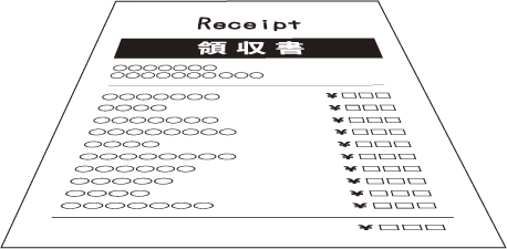 良いレシート撮影例3